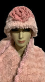 "THE PINK ALPACA HAT", handmade alpaca hat, beanie without a brim, baby alpaca yarn, Xmas gift, winter must, made in USA