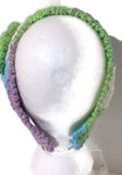 Crochet cotton headband, handmade headband, The spring garden headband