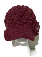 THE FUCHSIA ALPACA HAT, handmade, crochet beanie, peruvian alpaca fiber, winter hat, woman size, gift,