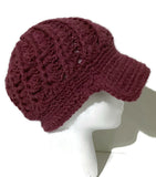 THE FUCHSIA ALPACA HAT, handmade, crochet beanie, peruvian alpaca fiber, winter hat, woman size, gift,