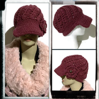 THE FUCHSIA ALPACA HAT, handmade, crochet beanie, peruvian alpaca fiber, winter hat, woman size, gift,