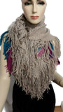 Woven shawl, Handmade shawl, triangle loom shawl, winter alpaca shawl, The beige roses shawl, beige Peruvian alpaca yarn, fall wrap, winter shawl,