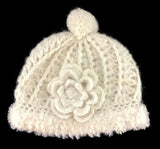 THE WHITE ALPACA HAT, crochet white beanie alpaca hat, woman's size 24, for cold weather, for her, Christmas gift