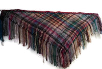 Handwoven shawl, tri-loom wrap, winter alpaca wear, fall scarf, The landscaping of flowers shawl, andrea designs handmade woven shawl, must have gift