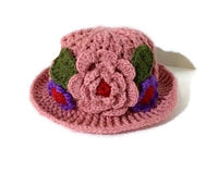 Cloche hat, crochet hat, handmade hat, women's hat, The pink cloche hat, pink acrylic yarn