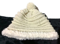 THE VANILLA ALPACA HAT, crochet slouchy hat, woman's size 24, a must have for cold weather, X-mas gift, beanie hat,