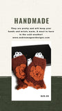 THE ORANGE ALPACA FINGERLESS GLOVES, crochet fingerless gloves, woman's size,  gift for her, winter wear,