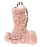 Fingerless gloves, crochet fingerless gloves,  pink alpaca fiber, The pink alpaca fingerless gloves, woman size