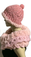 THE PINK CROCHET ALPACA HAT, crochet pink  beanie alpaca hat, woman's size, for cold weather,