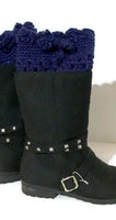 Royal blue pair of leg-warmers,  crochet,  woman size, THE ROYAL BLUE LEG-WARMERS, holiday gift,