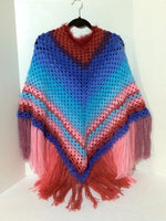 The Alexis poncho, custom order, crocheted cape, Andrea Designs handmade ponchos, fall wear, woman size,