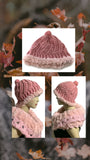 THE PINK CROCHET ALPACA HAT, crochet pink  beanie alpaca hat, woman's size, for cold weather,