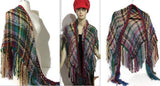 Handwoven shawl, tri-loom wrap, winter alpaca wear, fall scarf, The landscaping of flowers shawl, andrea designs handmade woven shawl, must have gift