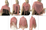 Shawl-wrap, crochet shawl-wrap, alpaca crochet shawl-wrap, pink alpaca crochet shawl-wrap, handmade shawl-wrap, gifts for her, woman size, size small