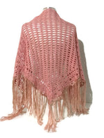 Shawl-wrap, crochet shawl-wrap, alpaca crochet shawl-wrap, pink alpaca crochet shawl-wrap, handmade shawl-wrap, gifts for her, woman size, size small