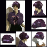 THE MULBERRY ALPACA HAT, crochet beanie, woman's size, stockings stuffer, winter wear, luxury hat
