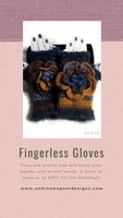 THE BLUE ANDES  FINGERLESS GLOVES, crochet fingerless gloves, woman's size, stocking stuffer, Christmas gift, Gift for her,